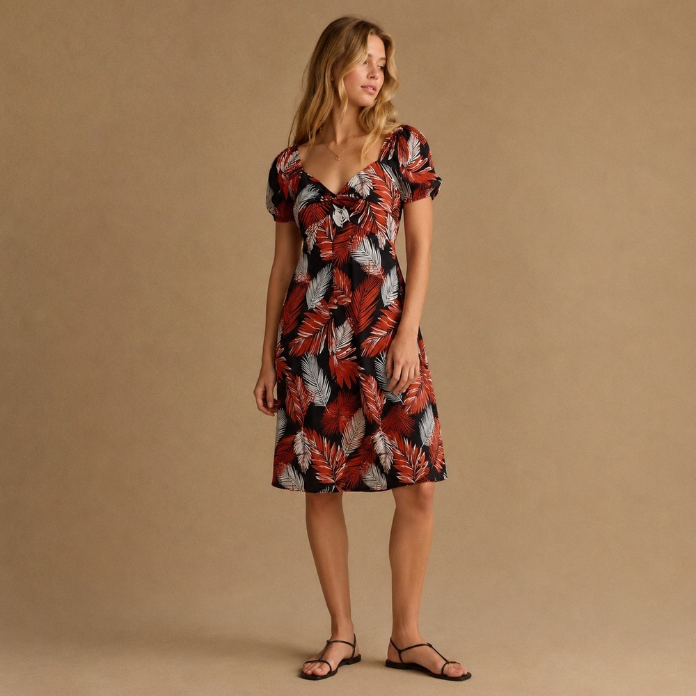 J.Crew Midi Wrap Twist Dress Puff Sleeve Sz 2 NWT